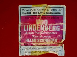 Udo Lindenberg 1983 Lippstadt 