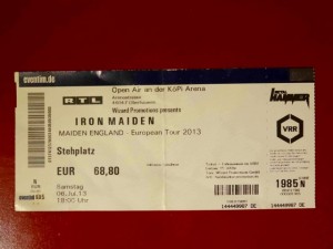 Iron Maiden 2013 Oberhausen     